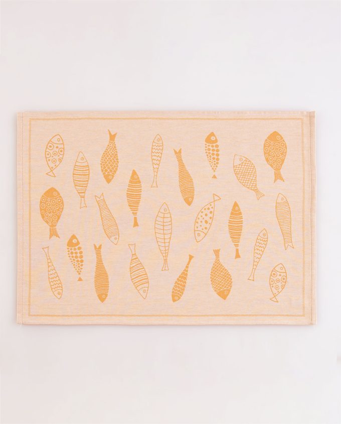 Piscis Canvas Tea Towel