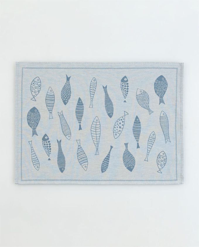 Piscis Canvas Tea Towel