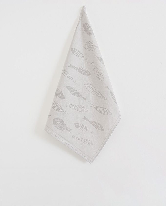 Piscis Canvas Tea Towel