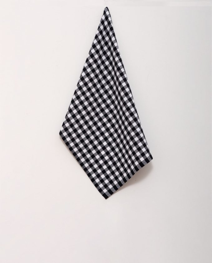 Pure Squares Canvas Tea Towel
