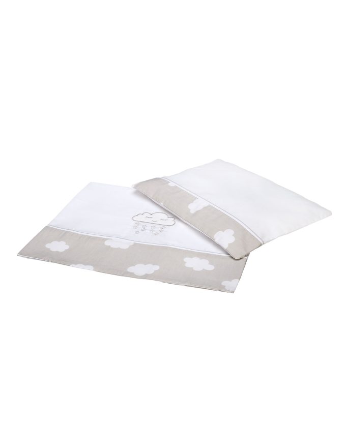 Crib Bedding Set With Clouds