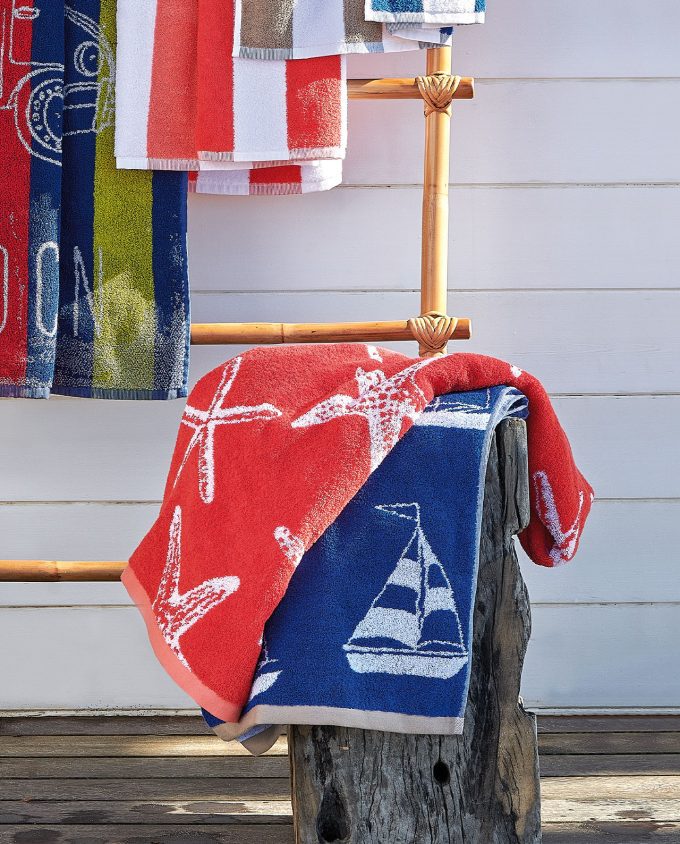 Starry beach towel